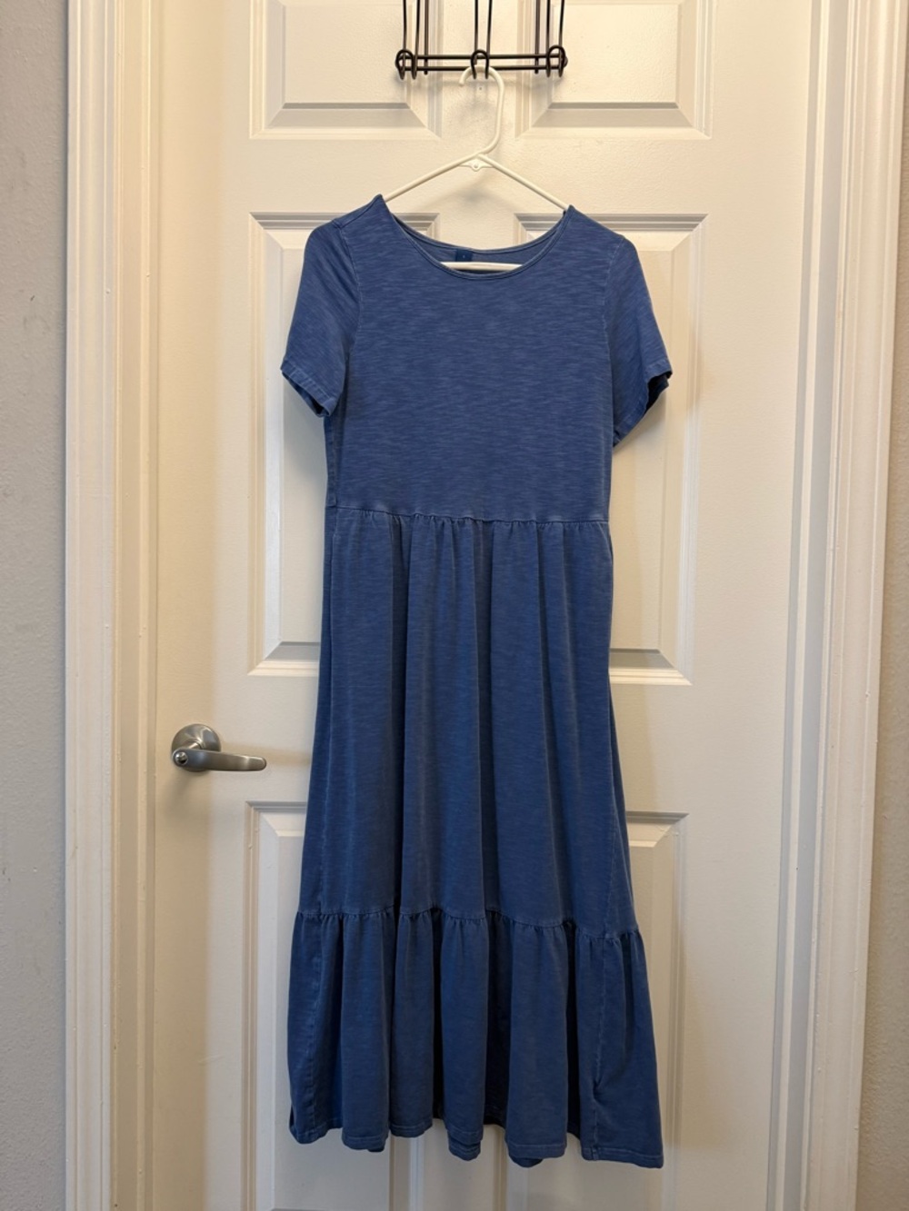 Old Navy Tiered Dress in Blue - Size Small